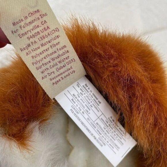 2 Hand Puppets Folkmanis Fox Lion - Picture 10 of 10